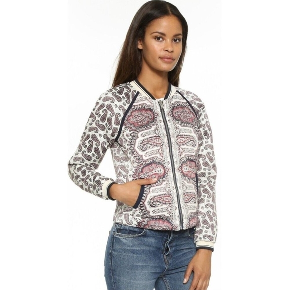 Scotch & Soda Printed Reversible Bomber Jacket Size M - Picture 1 of 16